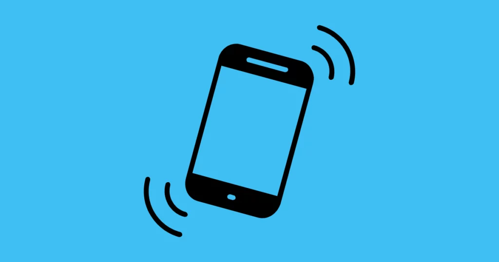 pictogramme d'un téléphone qui sonne