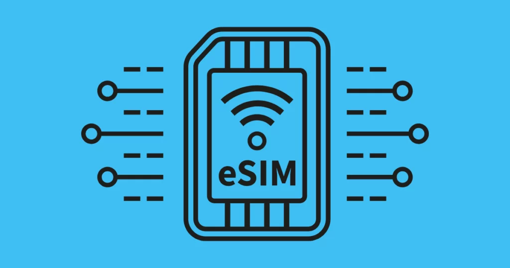 comment fonctionne une esim pictogramme d'une esim