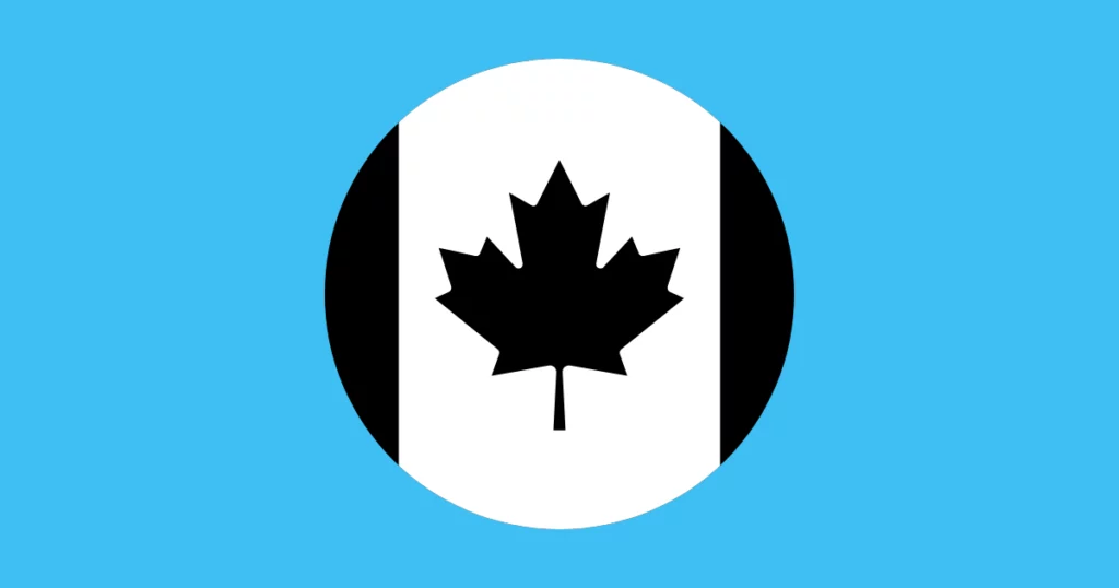image du drapeau du canada pour symboliser 6 choses incontournables à faire lorsqu'on voyage en famille au Canada