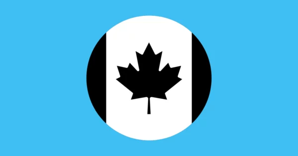 image du drapeau du canada pour symboliser 6 choses incontournables à faire lorsqu'on voyage en famille au Canada